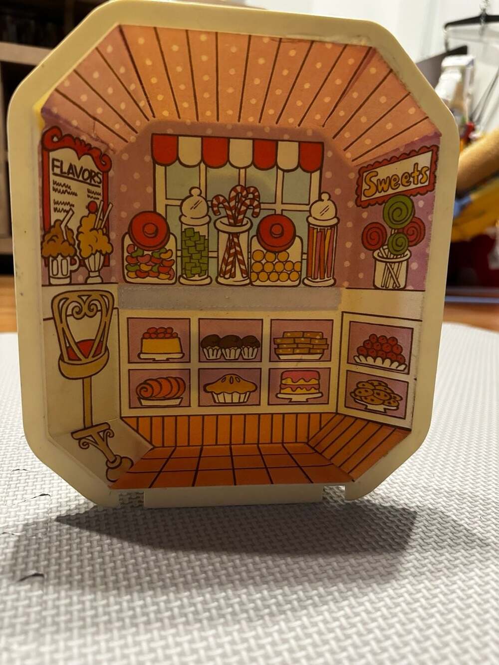 Vintage 1984 Cabbage Patch Kids Pin-Ups Sweet Shop Bakery Wall Hanging Scene